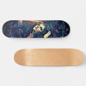  bos Witch Gothic Girl Black Oranje Persoonlijk Skateboard (Horizontaal)