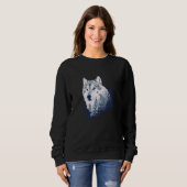 Bos Wolf Wilderness Natuur Wilde Dier 1 Trui (Voorkant volledig)
