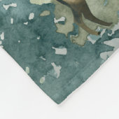 Bos Wonder Rustieke Pine Bruiloft Fleece Deken (Hoek)