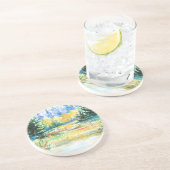 Bos Zandsteen Onderzetter (Zijkant)