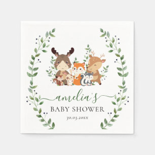 Bos Zoet Groen Botanisch Bos Dier Servet