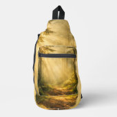 Bos Zonlicht – Schoudertas Sling Bag (Voorkant)