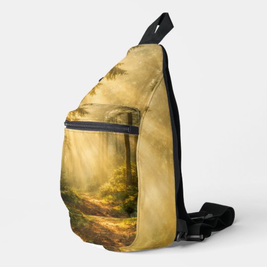 Bos Zonlicht – Schoudertas Sling Bag (Rechterhoek)