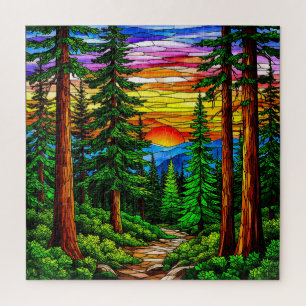 Bos Zonsopgang Cadeau voor Natuurliefhebbers Legpuzzel