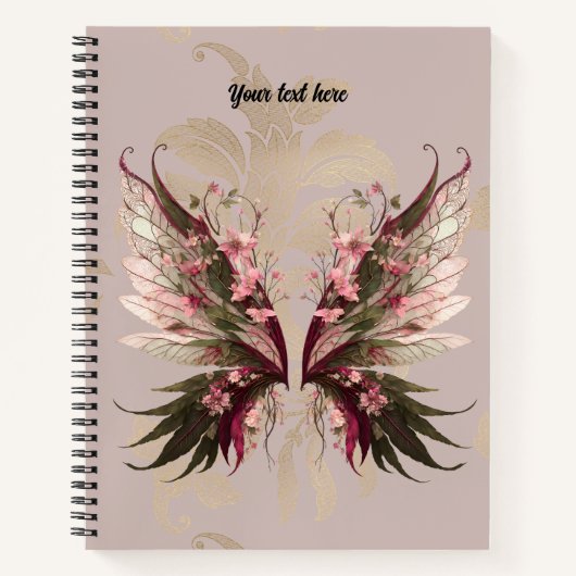 bosachtige vlinder notitieboek (Voorkant)