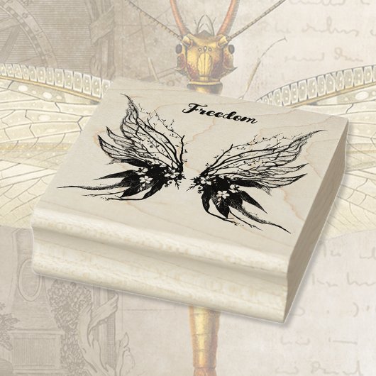 bosachtige vlinder rubberstempel