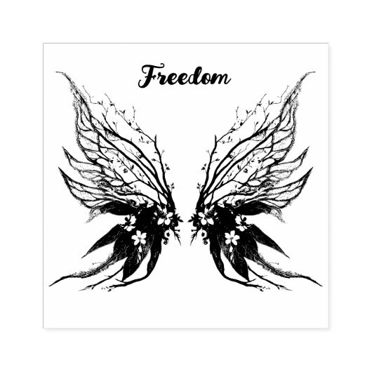 bosachtige vlinder rubberstempel (Afrduk)