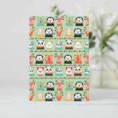 Bosachtige Whimsy Knuffels Wenskaart Bedankkaart (Staand voorkant)