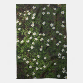 Bosanemoon Bosbodem, Natuur Botanische Lente Theedoek
