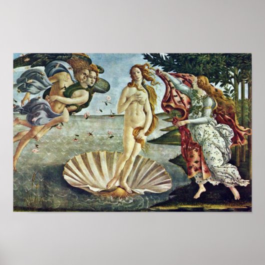 Bosanski: Roä'Enje Venere., door Sandro Botticelli Poster (Voorkant)