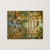Bosavontuur Aangepaste Naam Kinder Cadeau Legpuzzel (Horizontaal)