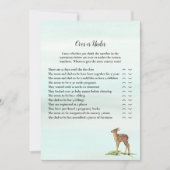 Bosavontuur onder Baby shower van Deers Kaart (Voorkant)