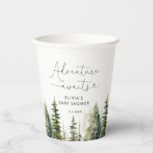 Bosavontuur wacht op baby shower papieren bekers (Voorkant)