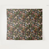 Bosavontuur waterverf dieren en paddenstoelen wandkleed (Voorkant (horizontaal))