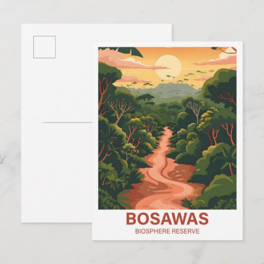Bosawas Biosphere Reserve Nicaragua Reizen Briefkaart (Voorkant / Achterkant)