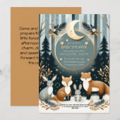 Bosbabbyshower Kaart (Voorkant / Achterkant)