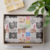 Bosbabbyshower Tissuepapier (Geschenk)