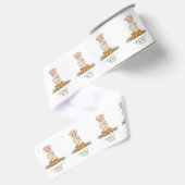 Bosbabbyshowerpakketten Schapen Grosgrain Lint (Achterkant)