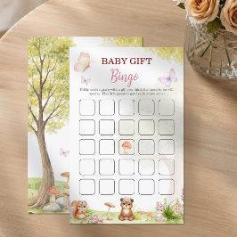 Bosbaby Cadeau Bingo Baby Shower Spel