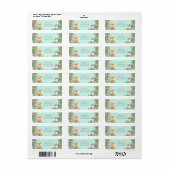 Bosbaby Shower Retouradreslabels Etiket (Full Sheet)