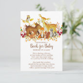 Bosbaby-verjaardagsboek voor babys kaart (Staand voorkant)