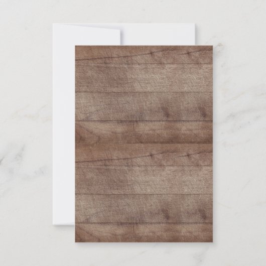 Bosbaby-verjaardagsboek voor babys kaart (Achterkant)