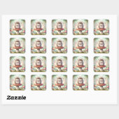 Bosbaby-verjaardagsfeestje Bedankt Sticker (Vel)