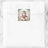 Bosbaby-verjaardagsfeestje Bedankt Sticker (Tas)