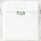 Bosbabyfeest - dit boek is van vierkante sticker (Tas)