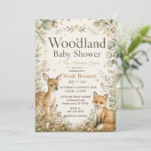 Bosbabyfeest Kleine Avontuur Kaart (Staand voorkant)