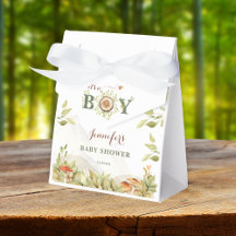 Bosbabyfeest - Rustige Paddenstoelen Groene Jongen