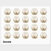 Bosbabyfeest sticker voor favoriet geschenk (Vel)