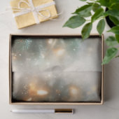 Bosbabyvos in kerstlichtjes decoupage tissuepapier (Geschenk)