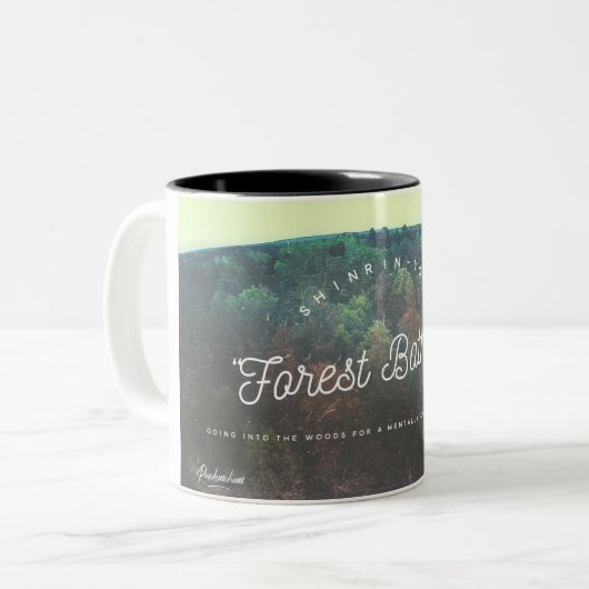 Bosbaden Tweekleurige Koffiemok (Voorkant links)