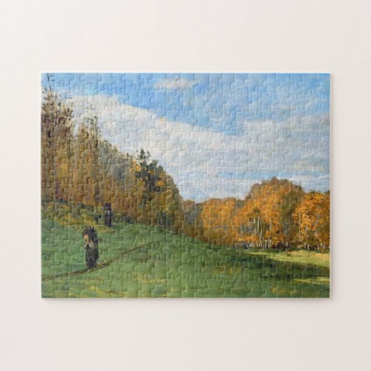 Bosbearers in Fontainebleau Forest Monet Fine Art Legpuzzel (Horizontaal)