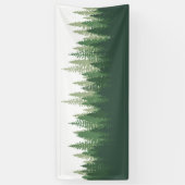 Bosbedekking uitzicht-sinaasappels springen natuur spandoek (Verticaal)