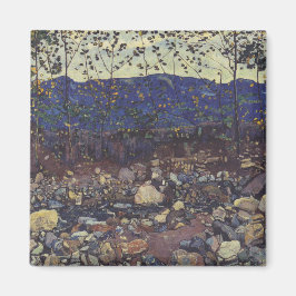 Bosbeek bij Leissigen, Zwitserland (Landschap) Magneet