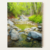 Bosbeek Natuur Landschap Foto Print Kunst Planner (Achterkant)