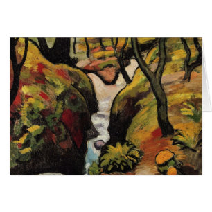 Bosbeek van August Macke Vintage Expressionisme