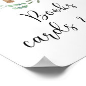 Bosbeer boeken kaarten en cadeaus poster (Hoek)