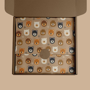 Bosbeer cute kids tissuepapier