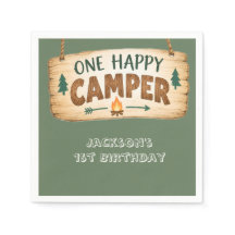 Bosbeer One Happy Camper 1e Verjaardag