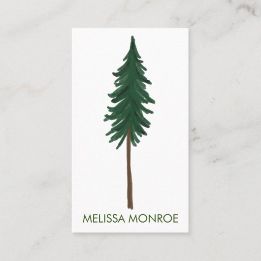 Bosbeestbomen Visitekaartje (Voorkant)