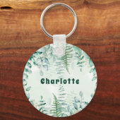 Bosbenaming Eucalyptus greenery Sleutelhanger (Voorkant)