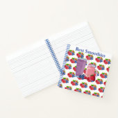  bosbes & aardbeiensmoothie notitieboek (Binnen)