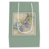 Bosbes-aquarel cadeaubijlage — Garden Sage Medium Cadeauzakje (Achterkant)