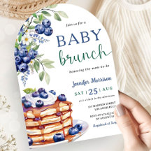 Bosbes Baby Brunch Jongen Baby Shower Boog