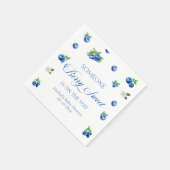 Bosbes Baby Shower Servet (Hoek)