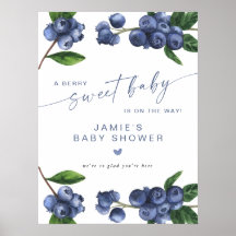 Bosbes Baby Sweet Baby Baby Shower Welkom