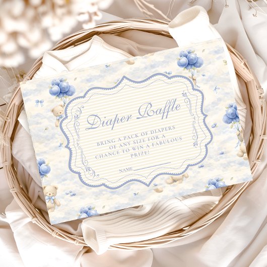 Bosbes Ballon Teddy Luier Verloting Informatiekaartje